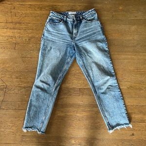 Abercrombie curve love high rise mom jean